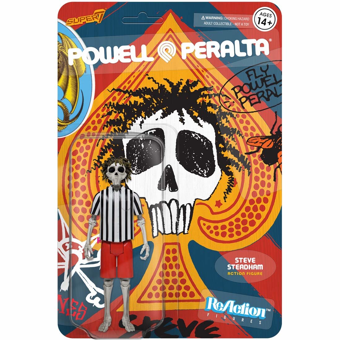 Super7 x Powell Peralta Steve Caballero, Lance Mountain, Steve Steadham & Tommy Guerrero Figures