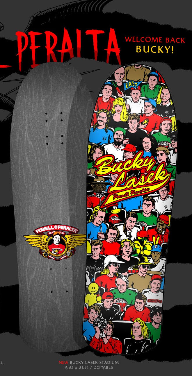 Powell Peralta Bucky Lasek Stadium Skateboard Deck