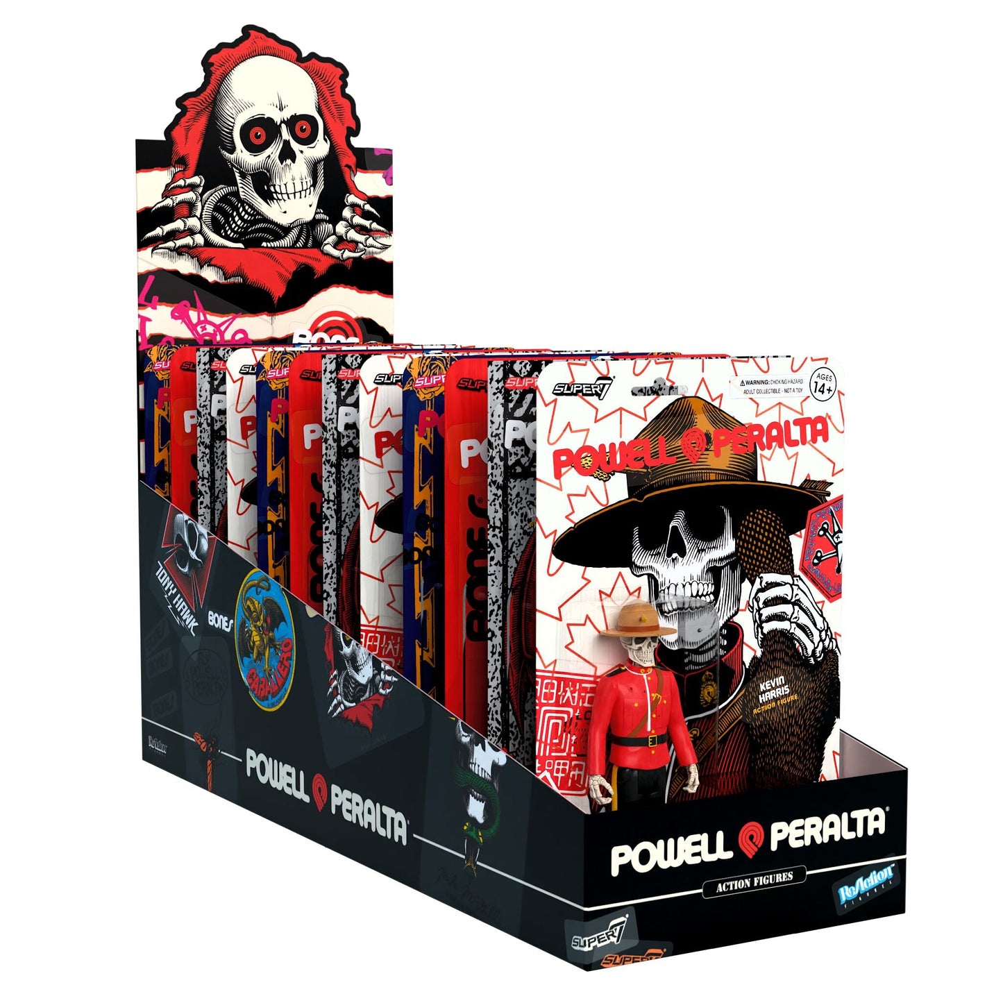 Super7 x Powell Peralta Kevin Harris Wave 4 ReAction Figure