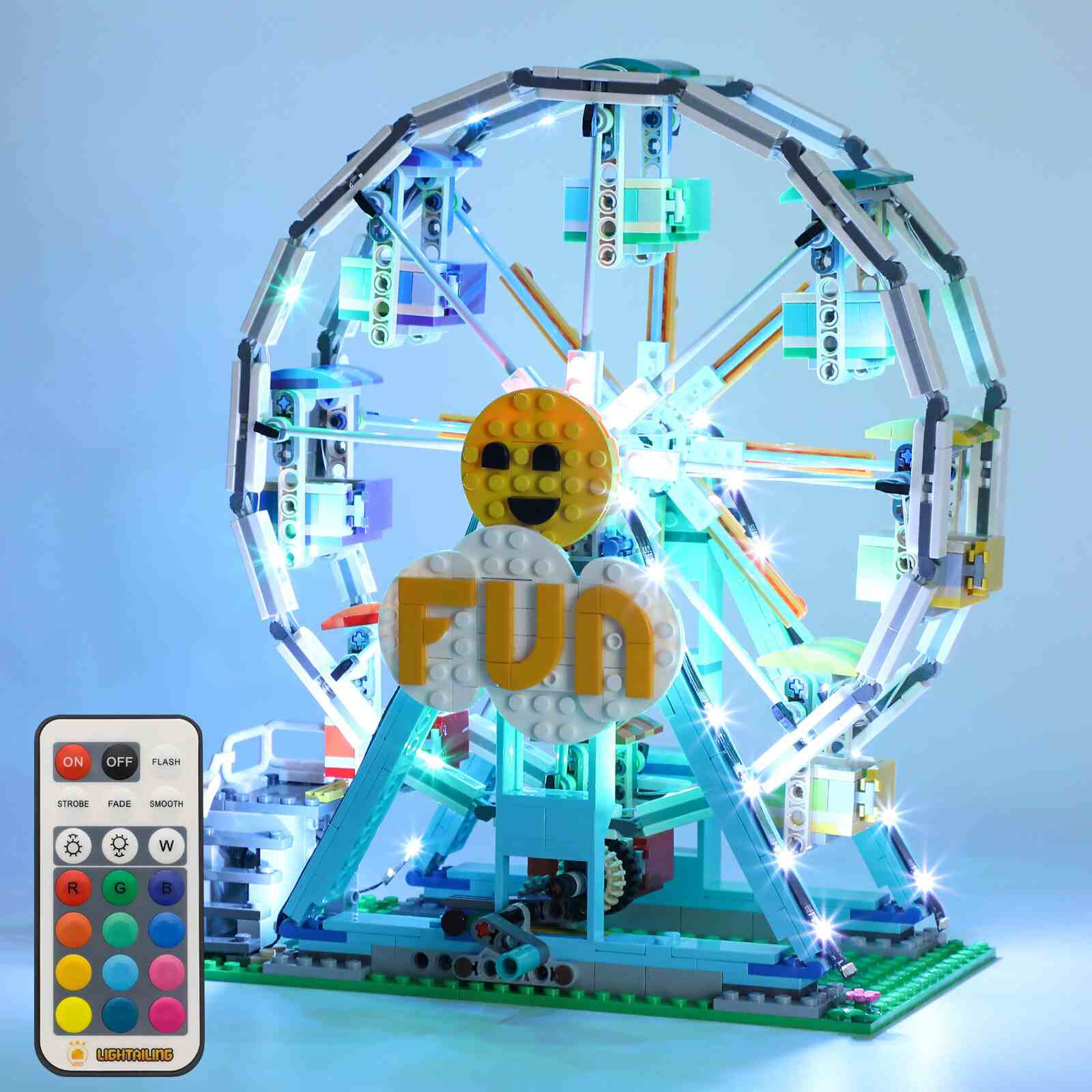 Light Kit for Ferris Wheel #31119 (RC & 12 RGB Colors) - Golden Apple Comics