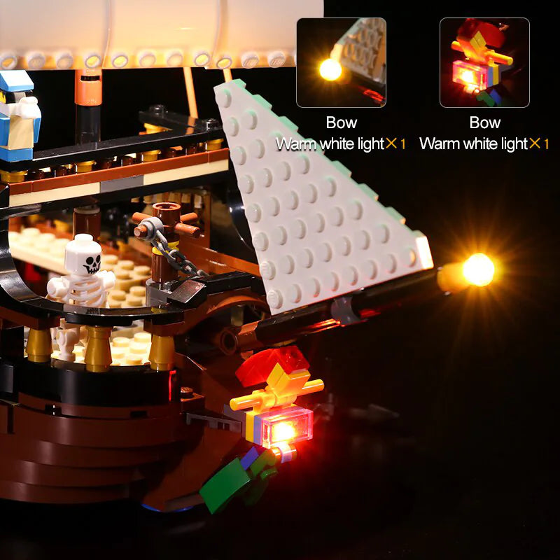 LEGO Pirate Ship #31109 Light Kit