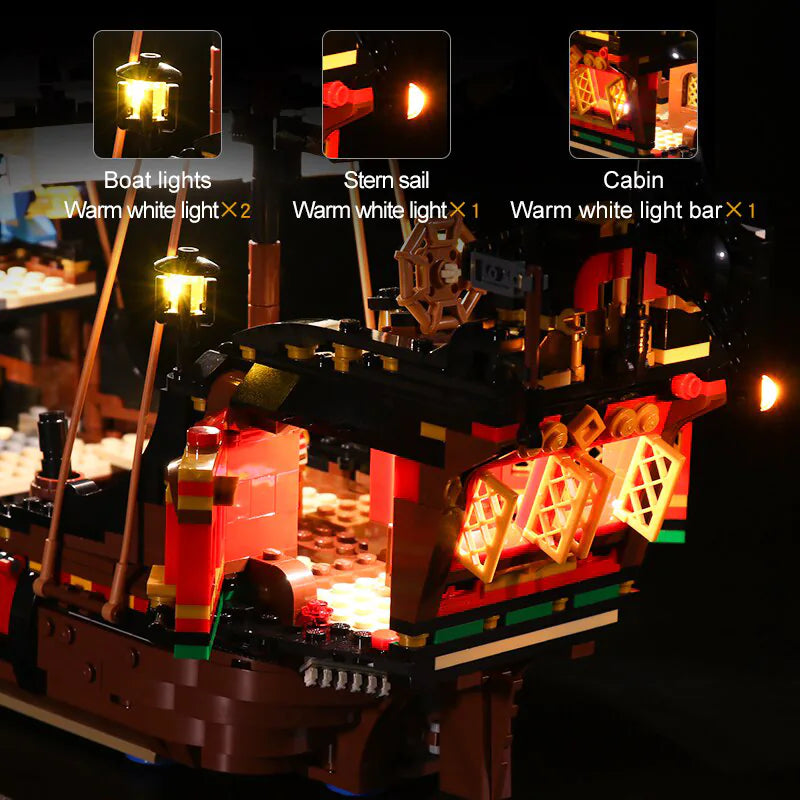 LEGO Pirate Ship #31109 Light Kit