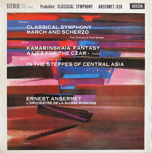 Classical Symphony / March And Scherzo / Kamarinskaïa Fantasy / A Life For The Czar / In The Steppes Of Central Asia (Vinyl)