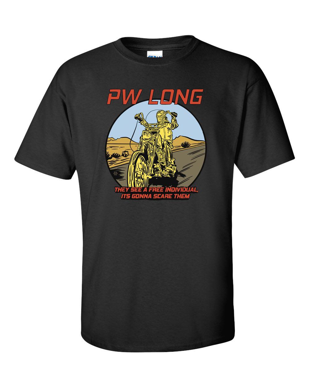 P.W. Long "Easy Rider" T-Shirt Design by Brian Walsby