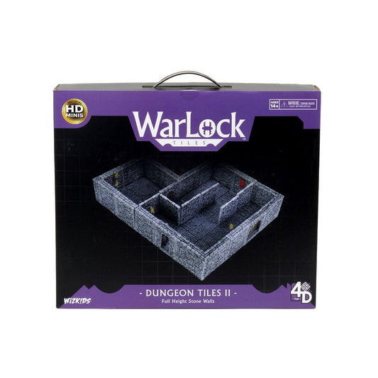 WarLock Tiles: Dungeon Tiles II – Full Height Stone Walls