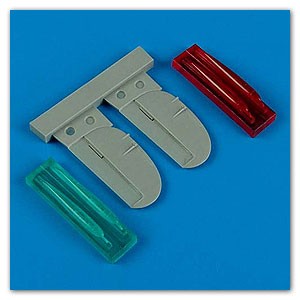 Quickboost 72413 1/72 Spitfire Mk IX Position Lights & Rudder for HSG (D)