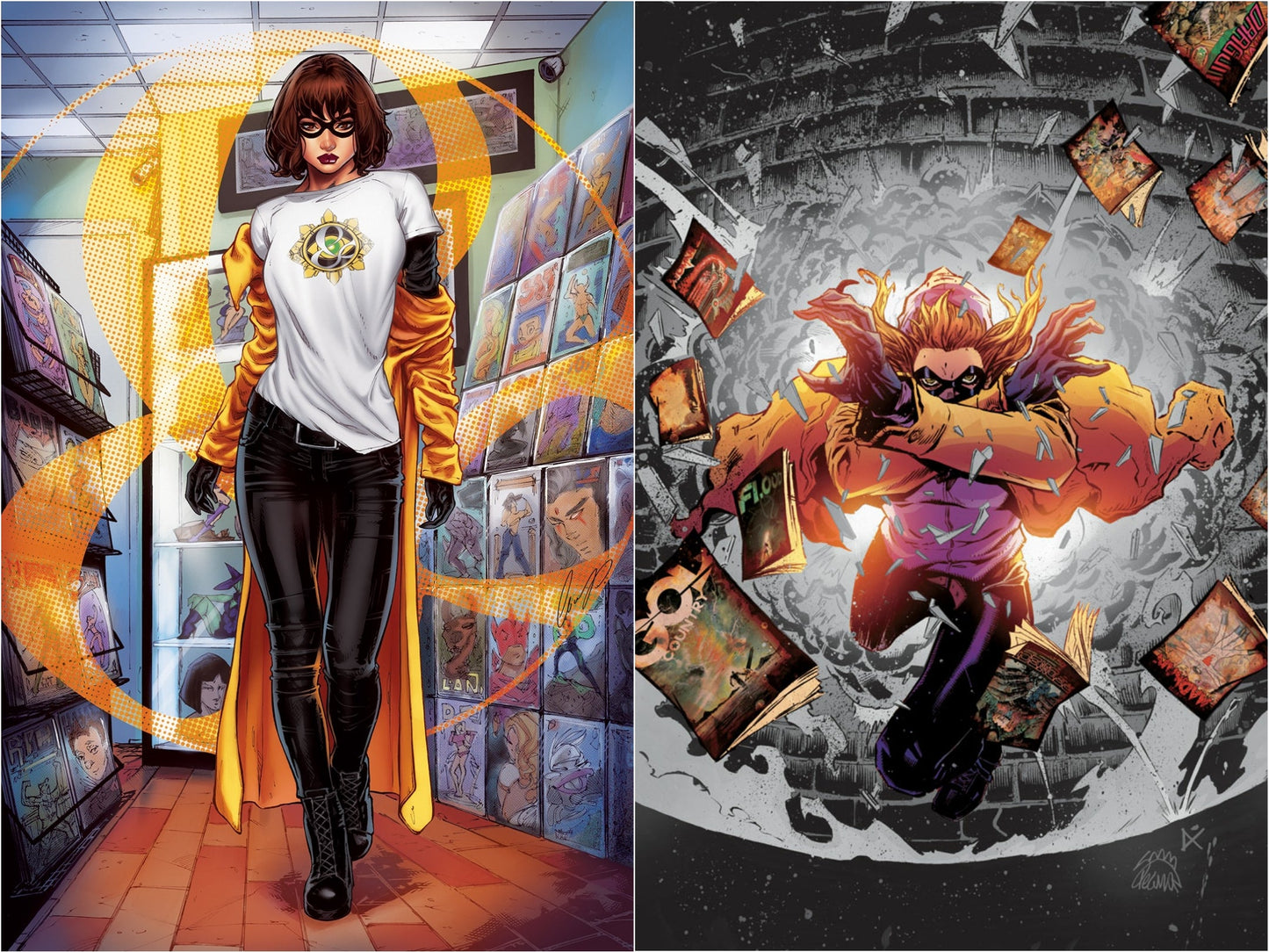 CROSSOVER #1 SSCO ELIAS CHATZOUDIS VIRGIN & RYAN STEGMAN COLOR SPLASH VIRGIN VARIANT SET 2020