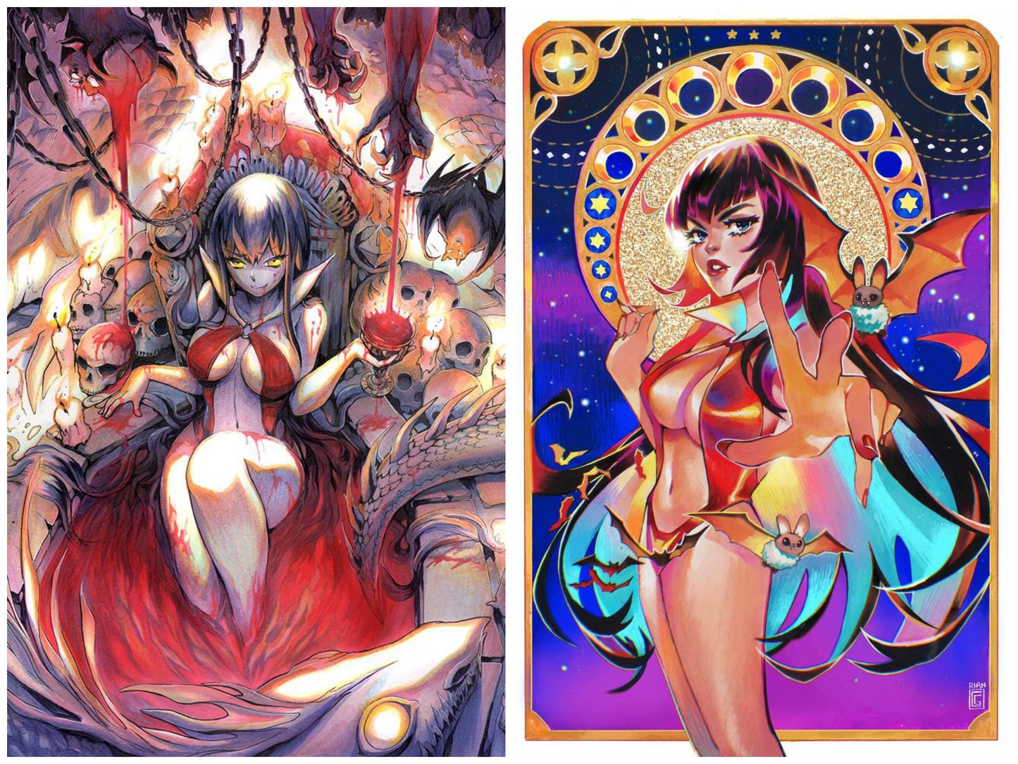 VAMPIRELLA #16 & VAMPIRELLA DARK POWERS #1 SSCO VARIANT SET 2020