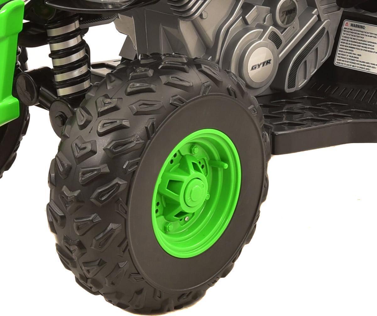Raptor ATV 12V Battery-Powered Ride-On with Custom Graphics and Sound Effects - Suitable for Ages 3 and Up