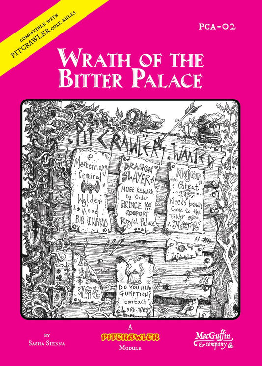 Pitcrawler RPG: Wrath of the Bitter Palace - Golden Apple Comics