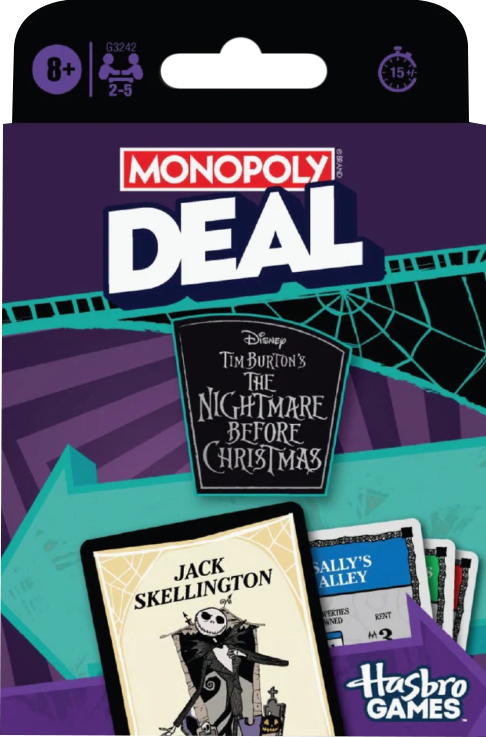 Monopoly Deal - Disney Tim Burton's The Nightmare Before Christmas