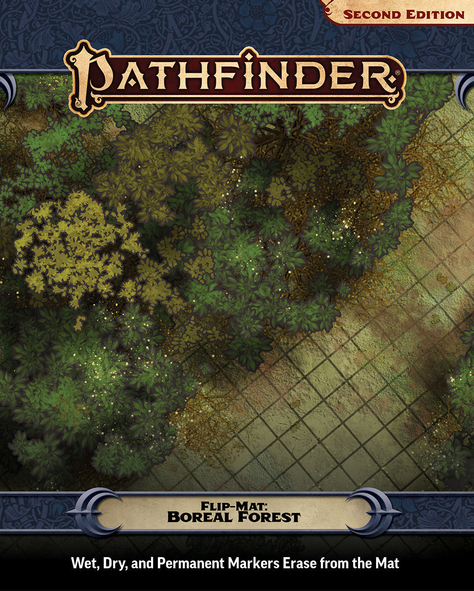 Pathfinder: Flip-Mat - Boreal Forest (2E) - Golden Apple Comics