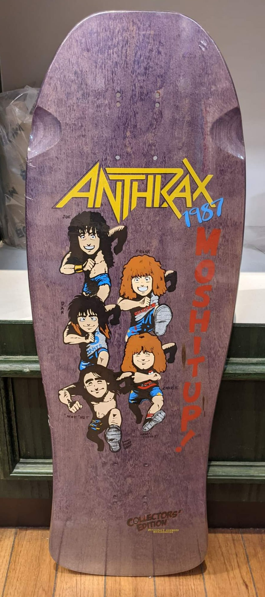 Brand-X Anthrax 1987 Skateboard Deck