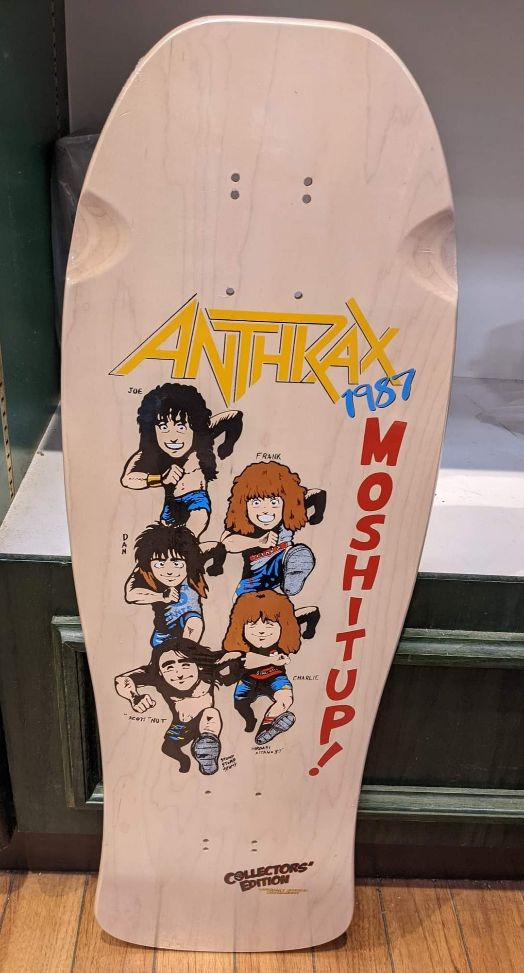 Brand-X Anthrax 1987 Skateboard Deck