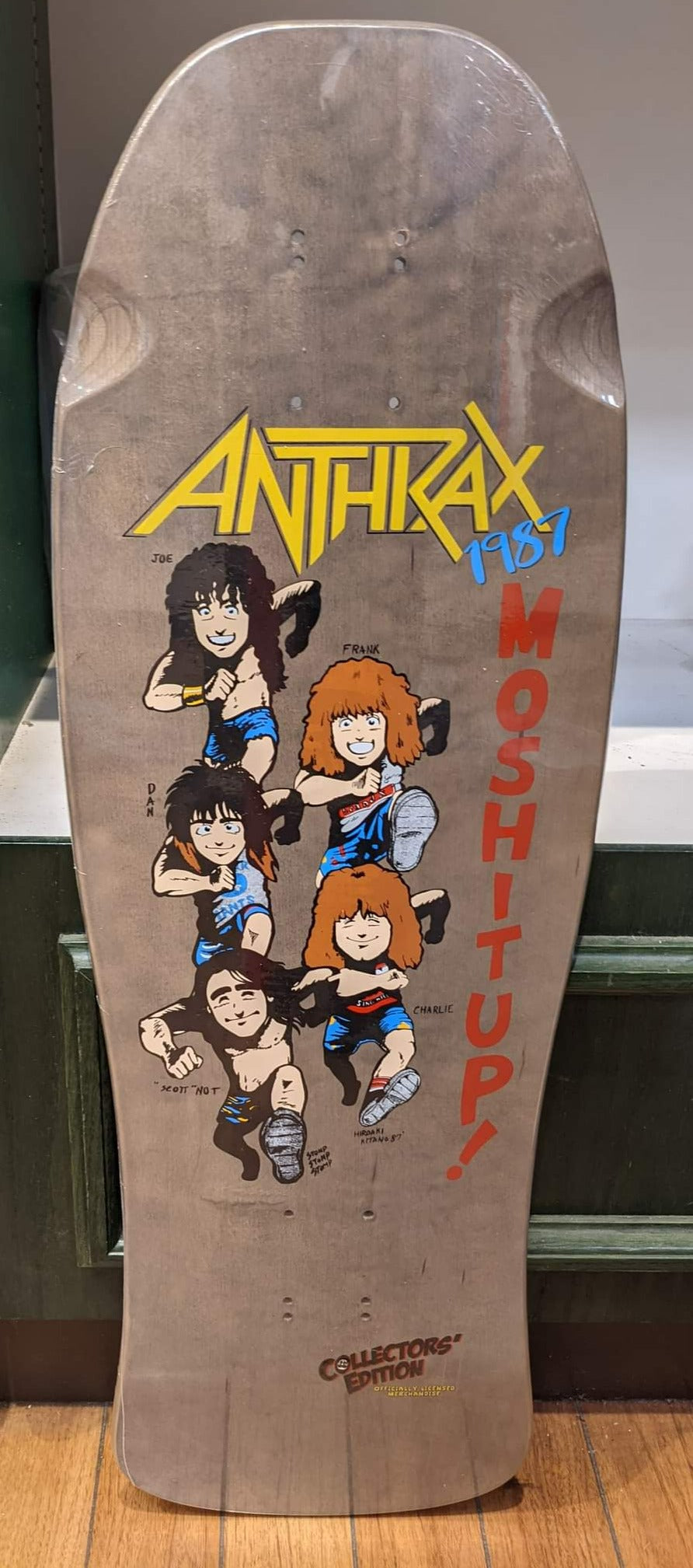 Brand-X Anthrax 1987 Skateboard Deck