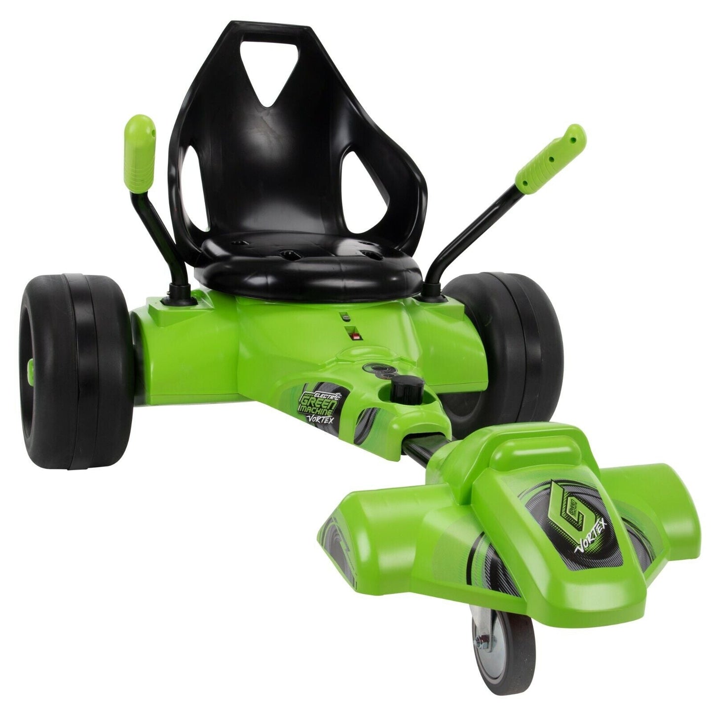 Rev up the Fun with the Huffy Green Machine Vortex 12V Ride On - Reaches 8 MPH - Suitable for Ages 8+