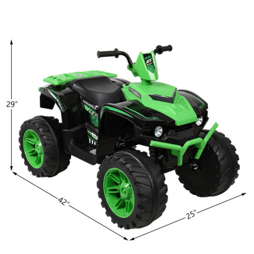 Revolutionary 12V7AH Dual Drive ATV with Slow Start - No Remote Control Needed!