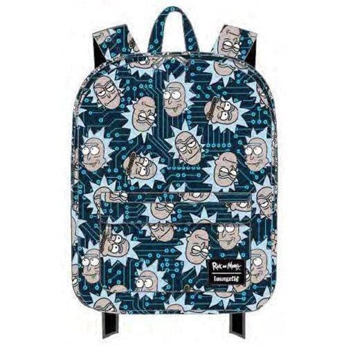 Rick and Morty Computer Chip Rick Nylon Backpack