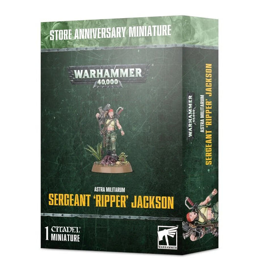 Warhammer 40K: Astra Militarum - Sergeant "Ripper" Jackson