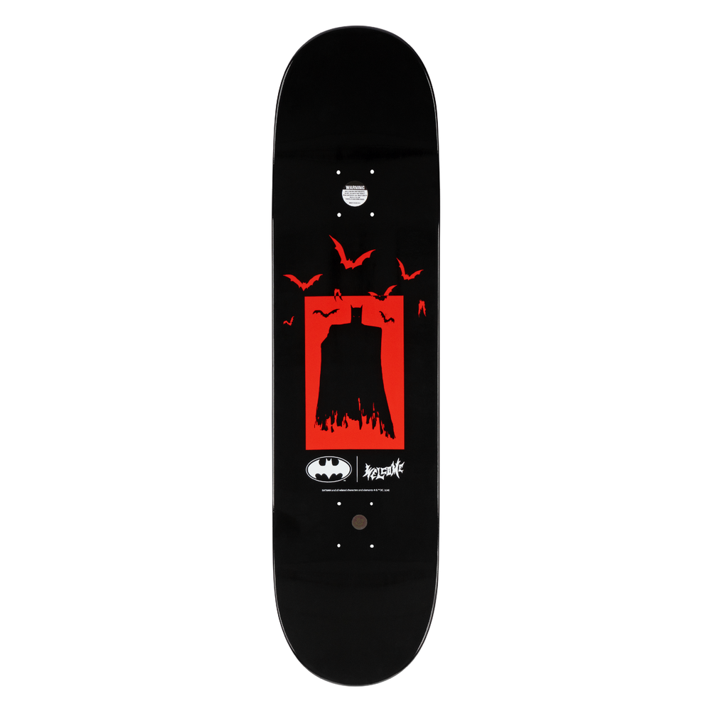 WELCOME X BATMAN "KNOCKOUT" 8.25" COMPLETE SKATEBOARD
