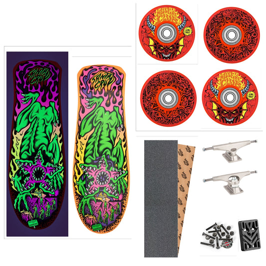 SANTA CRUZ x STRANGER THINGS SALBA DEMOGORGON 10.3" COMPLETE SKATEBOARD