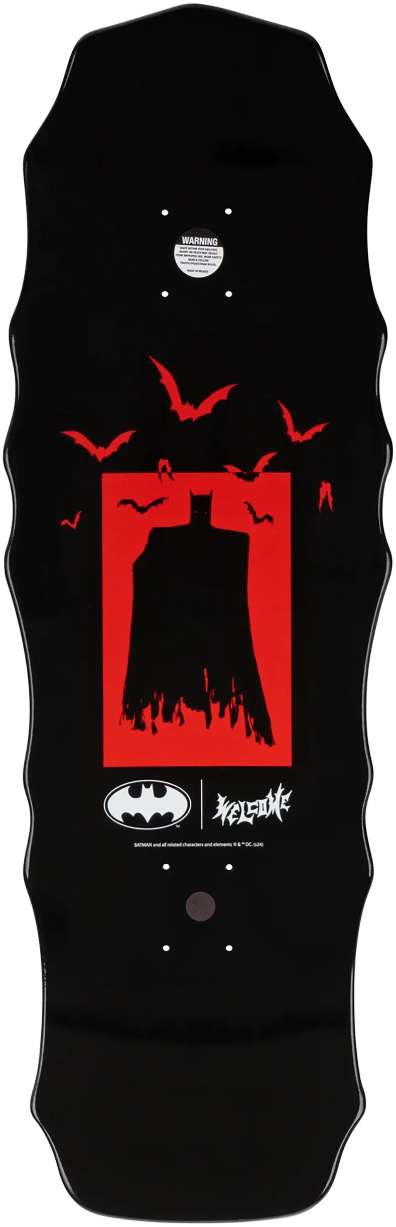 WELCOME X BATMAN "BANE" 10" COMPLETE SKATEBOARD DECK
