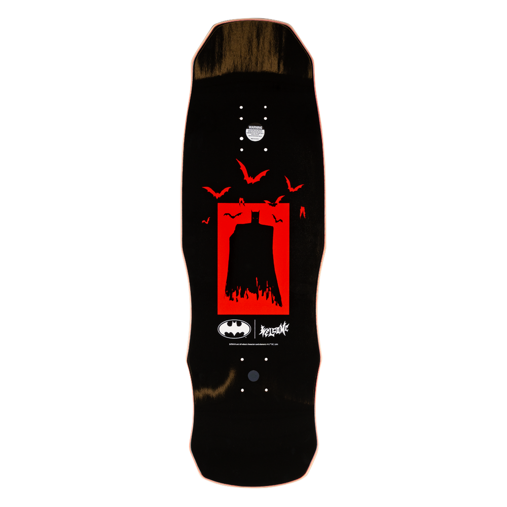 WELCOME X BATMAN "TALONS" 9.75" COMPLETE SKATEBOARD