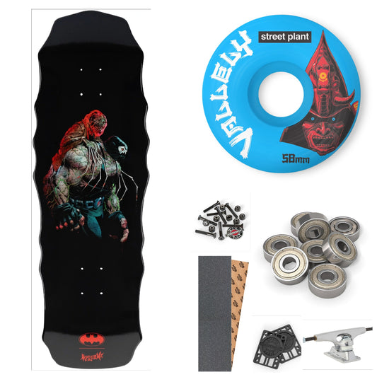 WELCOME X BATMAN "BANE" 10" COMPLETE SKATEBOARD DECK