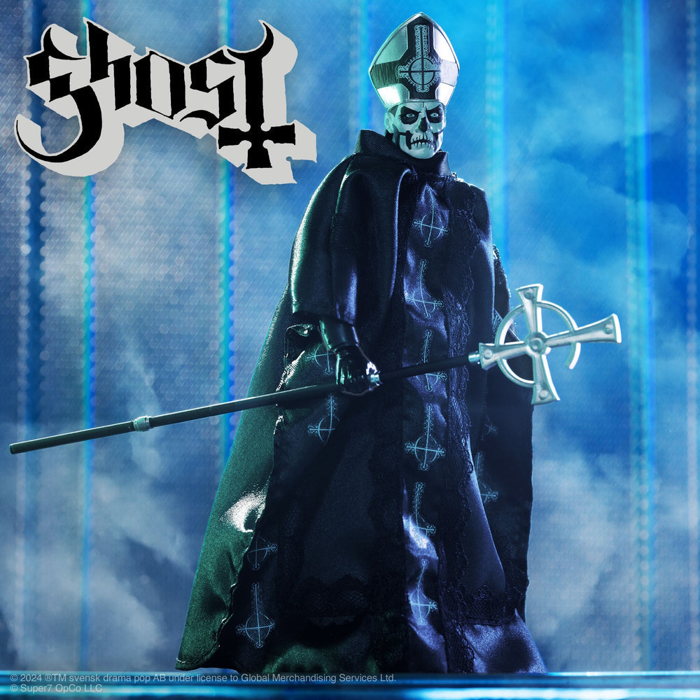 Super7 x Ghost - Papa Emeritus II - 7" DELUXE ACTION FIGURE