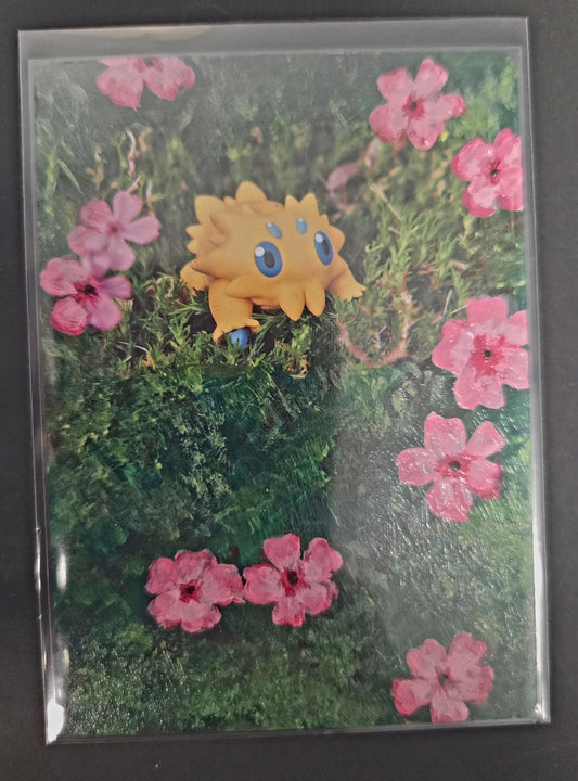 Custom Painted Joltik Pokemon Card
