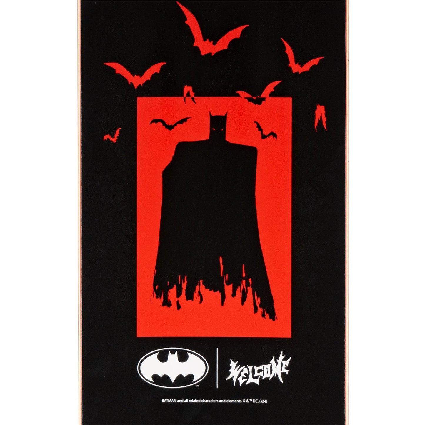 WELCOME X BATMAN HEART OF HUSH 8.5" COMPLETE SKATEBOARD