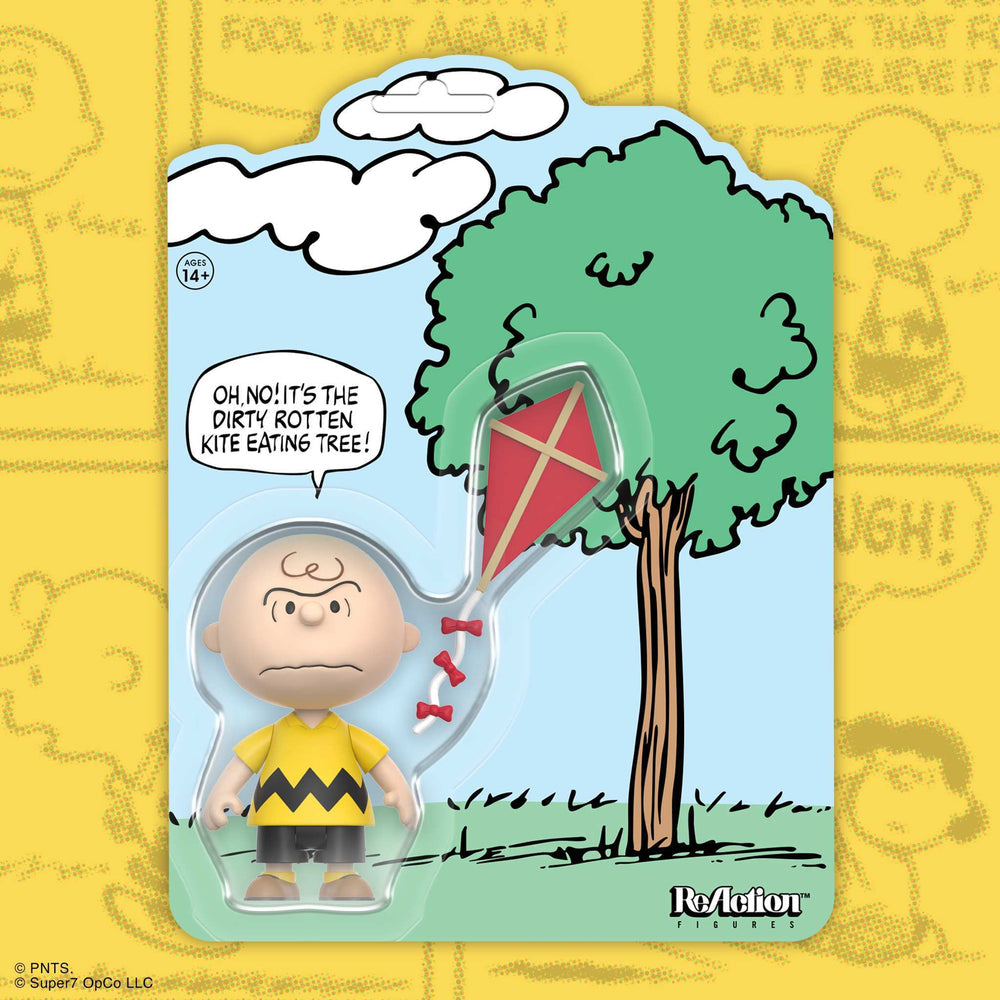 Super7 x Peanuts - Charlie Brown and the Kite-Eating Tree (Comic Panel) ReAction Figure