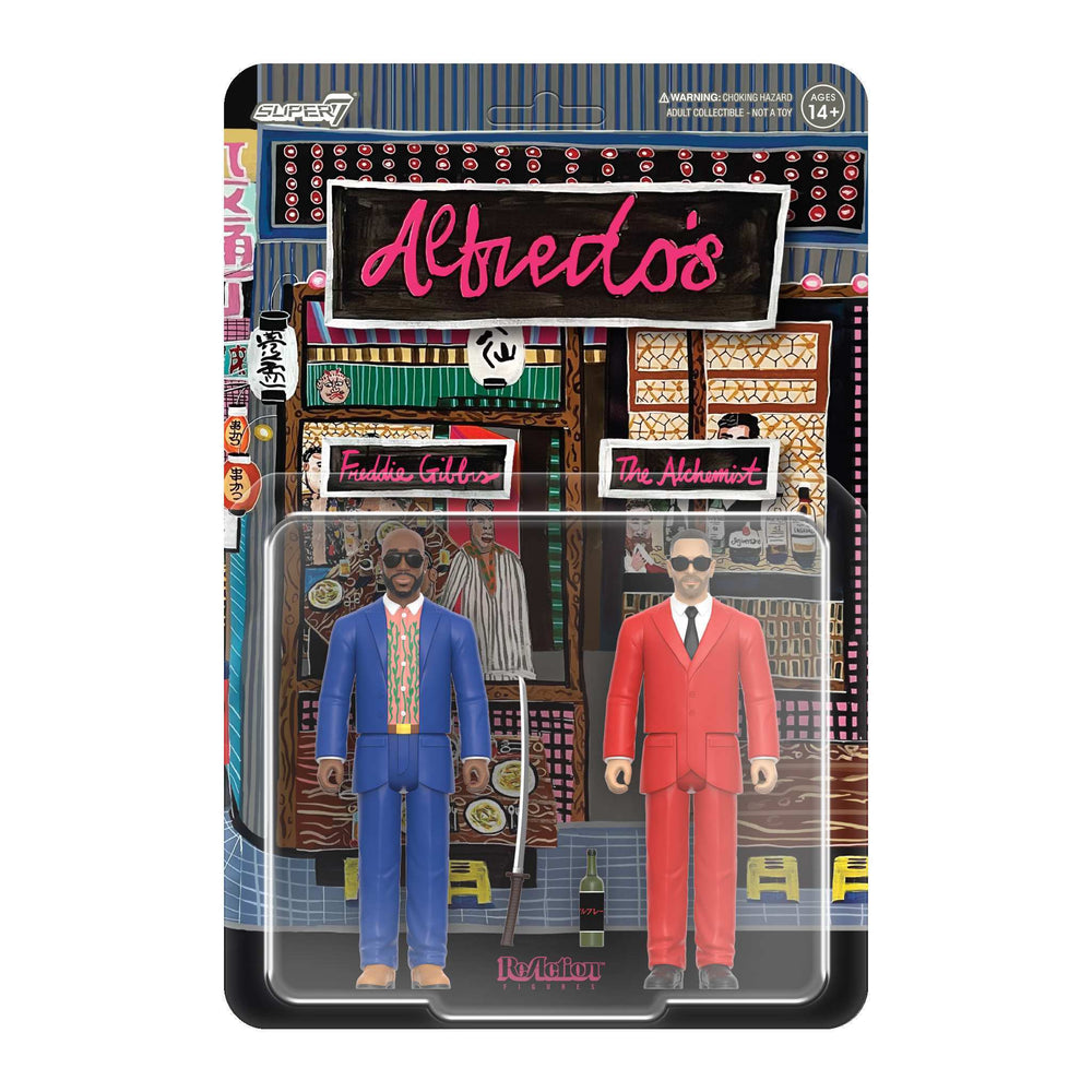 Super7 x ALFREDO - Freddie Gibbs - The Alchemist ReAction Figures
