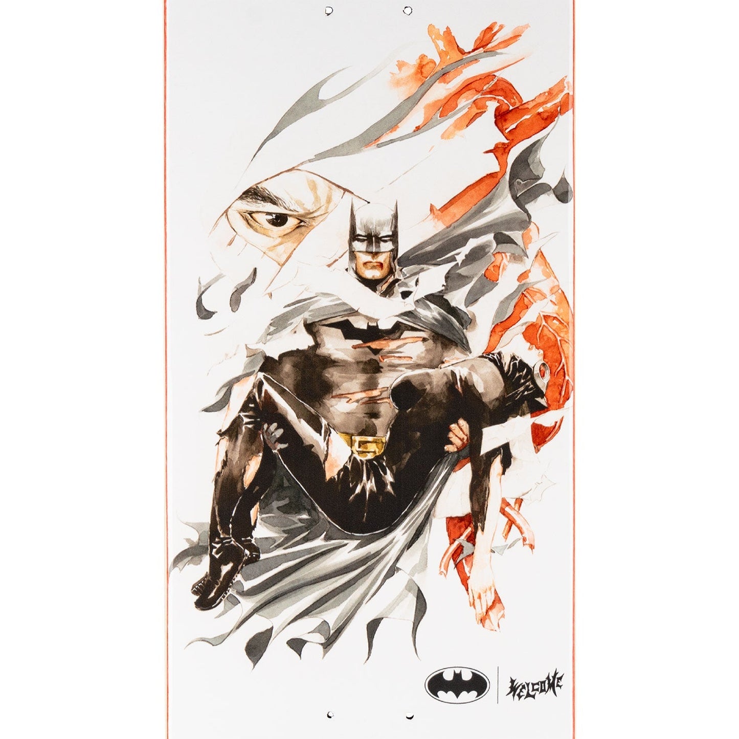 WELCOME X BATMAN HEART OF HUSH 8.5" COMPLETE SKATEBOARD