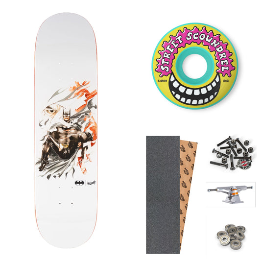 WELCOME X BATMAN HEART OF HUSH 8.5" COMPLETE SKATEBOARD