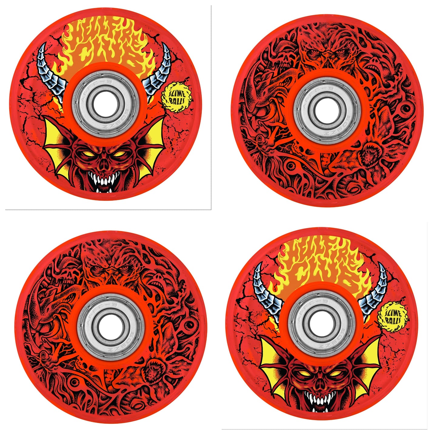 SANTA CRUZ x STRANGER THINGS SALBA DEMOGORGON 10.3" COMPLETE SKATEBOARD