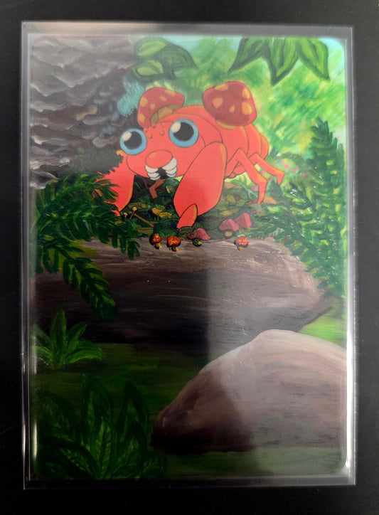 Custom Painted Paras Pokemon Card