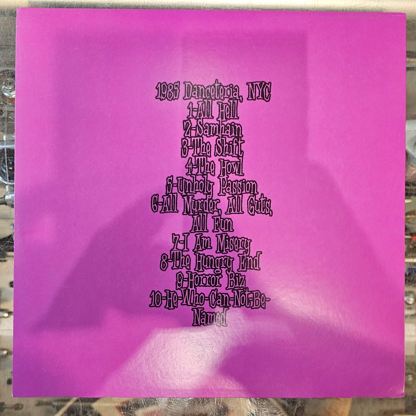 Samhain – LIVE AT DANCETERIA NYC 1985 Vinyl LP Record *Unofficial Release*