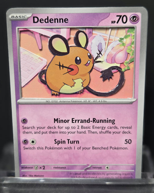 Custom 3D Cut Pokémon Cards - Dedenne