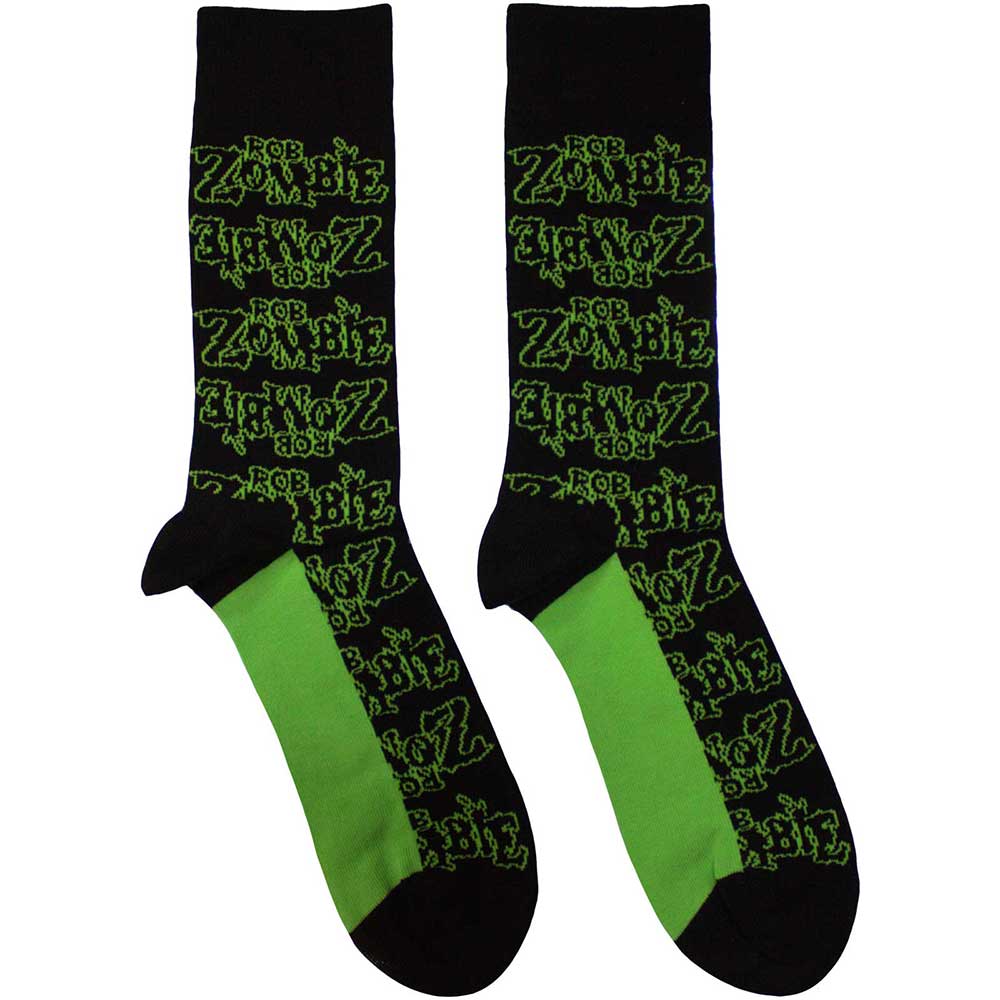Rob Zombie Logo Repeat [Socks] - Golden Apple Comics
