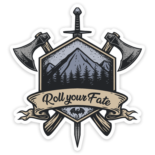 Sticker: Roll Your Fate Waterproof Die Cut