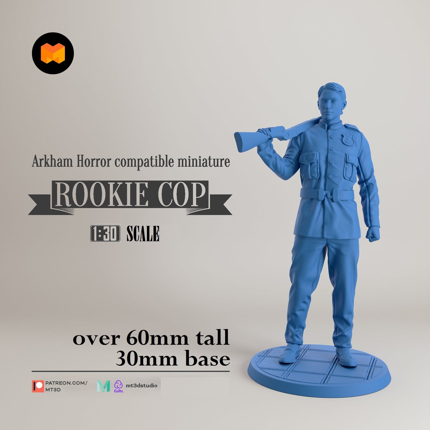 Arkham Compatible Investigator: The Rookie Cop (Tommy Muldoon)