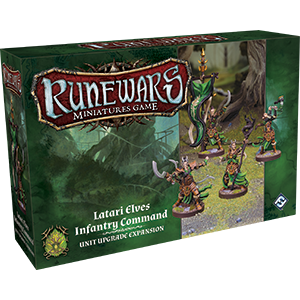 Runewars Miniatures Game: Latari Elves Infantry Command