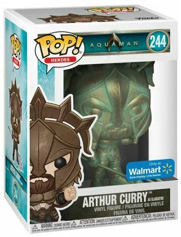 POP! Heroes: 244 DC Aquaman, Arthur Curry (Gladiator) (PT) Exclusive