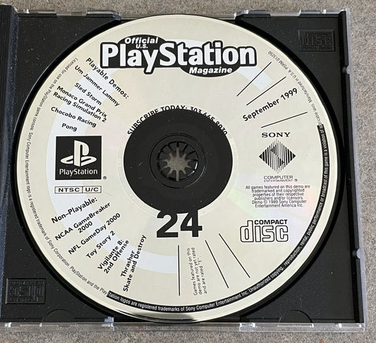 Playstation Magazine September 1999 Demo Disc (Playstation)