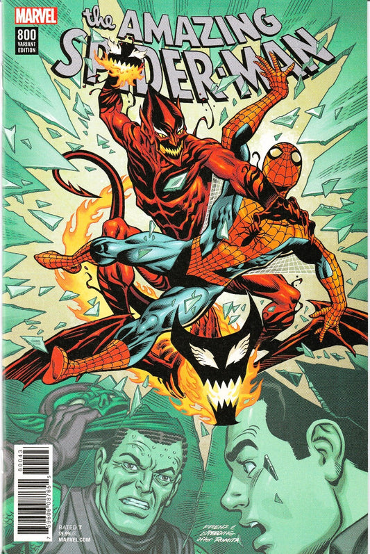 AMAZING SPIDER-MAN #800 MARVEL 2018 NM Ron Frenz Variant Red Goblin - Golden Apple Comics