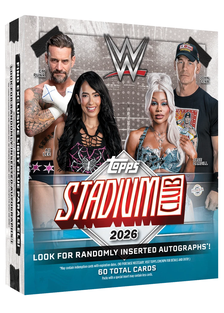 2026 Topps Stadium Club WWE Mega Box Trading Cards (10/28/2026)