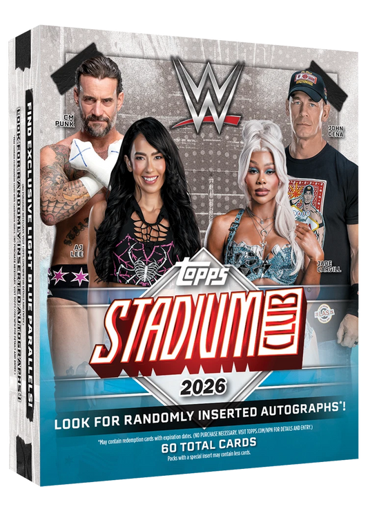 2026 Topps Stadium Club WWE Mega Box Trading Cards (10/28/2026)