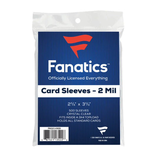 Fanatics Thick Card Sleeves - 2 Mil - 100 Pack