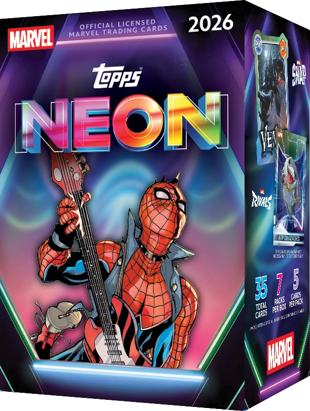 2026 Topps Marvel Neon Value Box Trading Cards (10/21/2026)